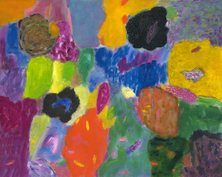 Cadmium orange coral head