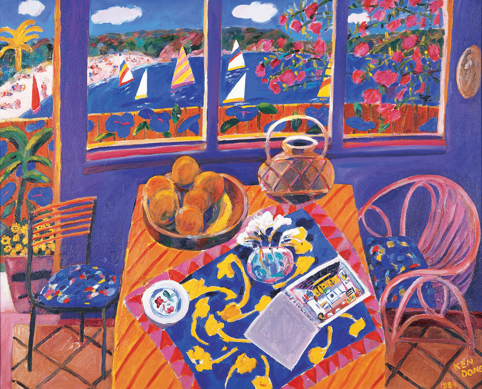 Downstairs at the Cabin