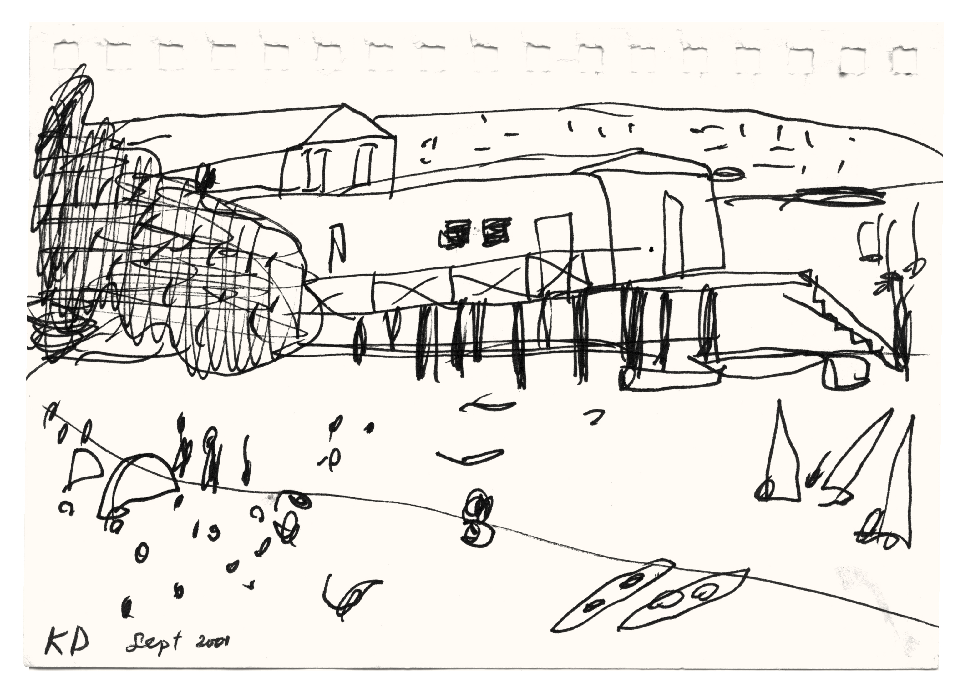 Three windsurfers, Balmoral