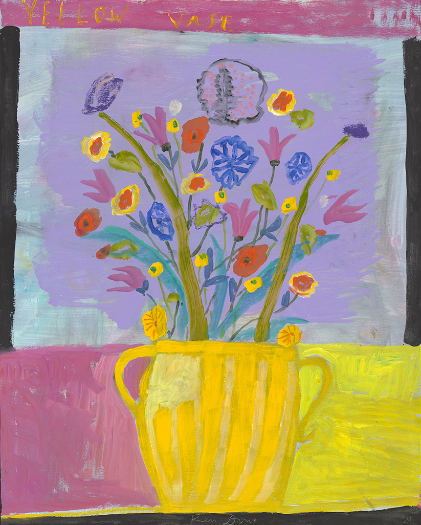 Yellow vase