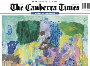Australia Day Newspaper Covers